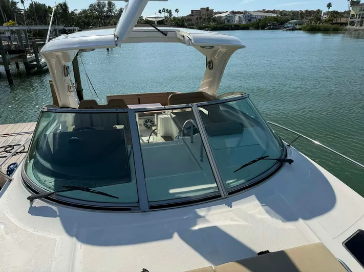 I'll Have Another Yacht Photos Pics 2016 Sea Ray Sundancer 350 on calm waters.