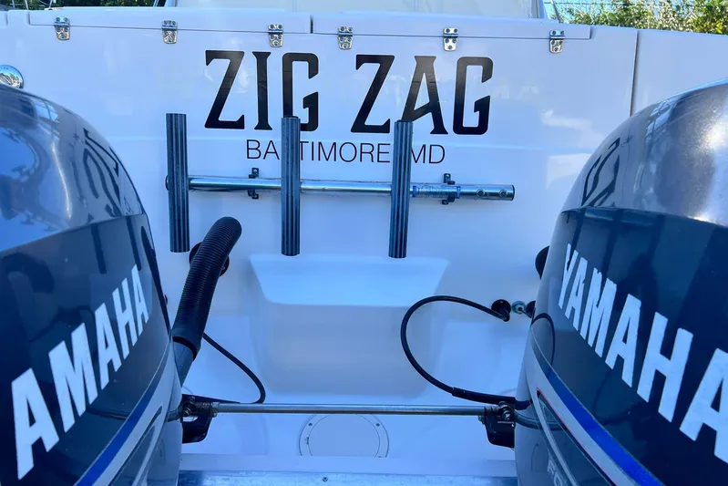 Zig Zag Yacht Photos Pics 2004 Grady-White Express 330 boat with Yamaha engines, named Zig Zag, Baltimore MD.