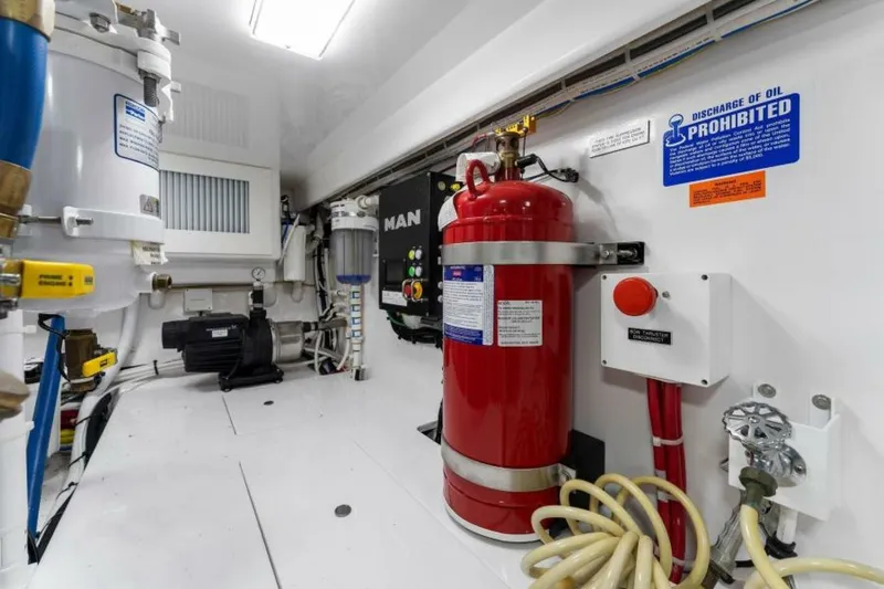 Hammerheads Yacht Photos Pics 2021 Viking 54 Convertible HAMMERHEADS Engine Room