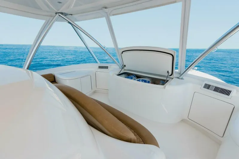 C Student Yacht Photos Pics Luxurious 2017 Viking 66 Convertible yacht interior with ocean view.