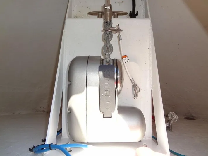  Yacht Photos Pics Anchor windlass system on 2021 Cruisers Yachts 38 GLS I/O.