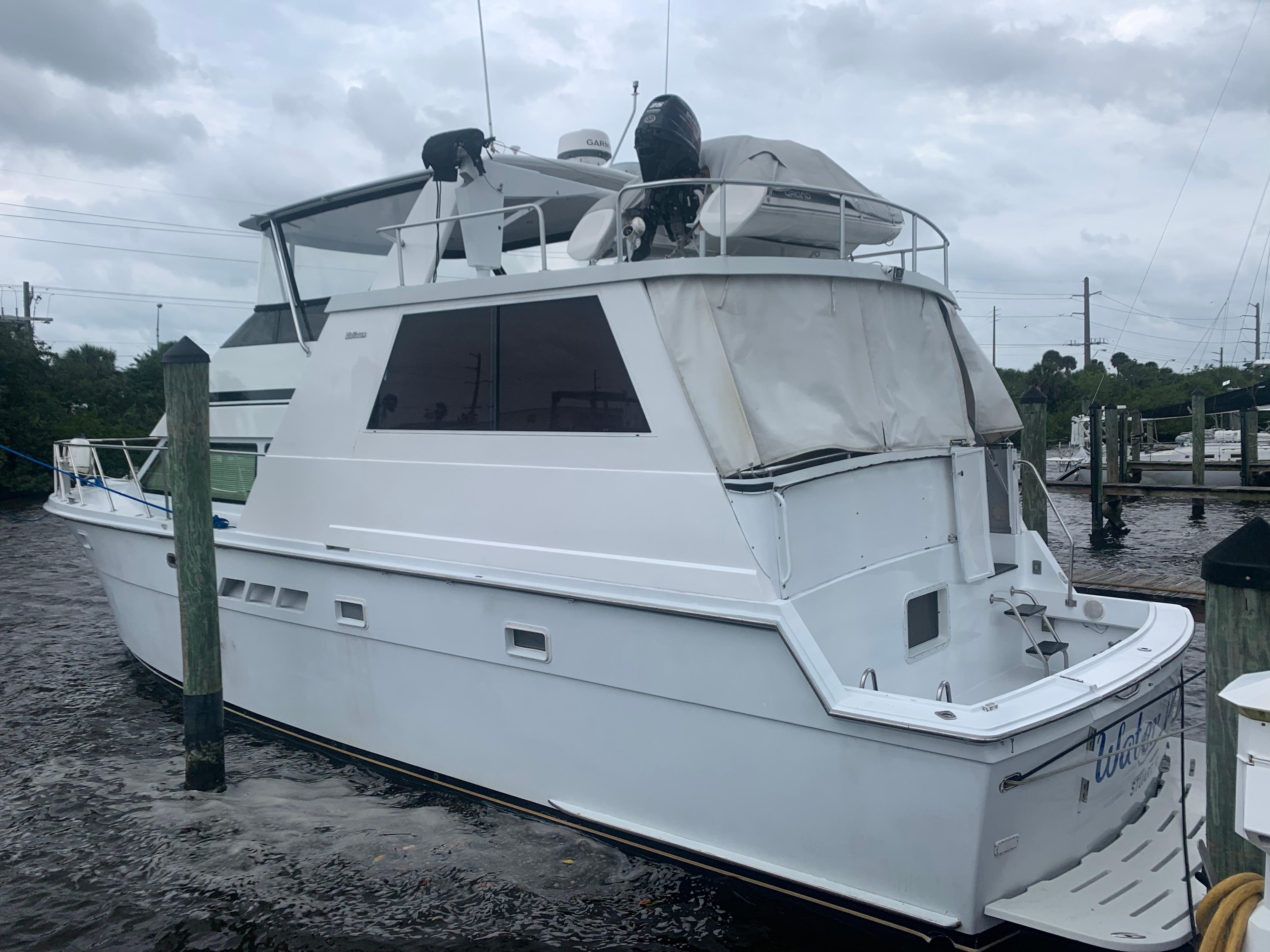 hatteras 52 cockpit motor yacht for sale