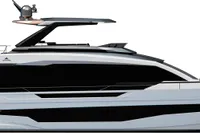2023 Astondoa AS8 luxury yacht, sleek design, modern features, side view.