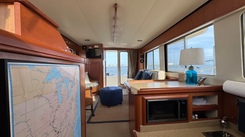 Side Trip Yacht Photos Pics Galley looking aft