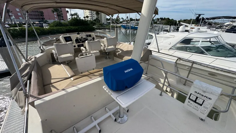 Side Trip Yacht Photos Pics Flybridge Grill