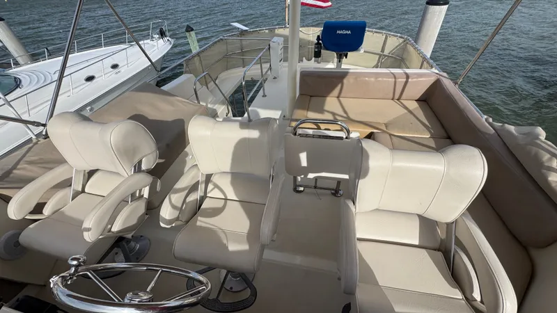 Side Trip Yacht Photos Pics Flybridge looking aft