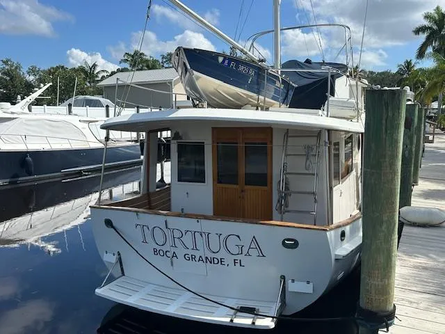 Tortuga Yacht Photos Pics 1987 Kadey-Krogen 42 yacht named "Tortuga" docked in Boca Grande, Florida.