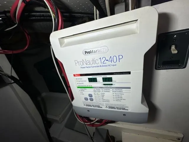 Tortuga Yacht Photos Pics ProMariner ProNautic 12-40P charger in 1987 Kadey-Krogen 42 boat.