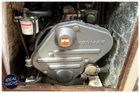 Engine compartment of a 1976 BOUVIER/JOUFFRAY BILINGA with Yanmar components.