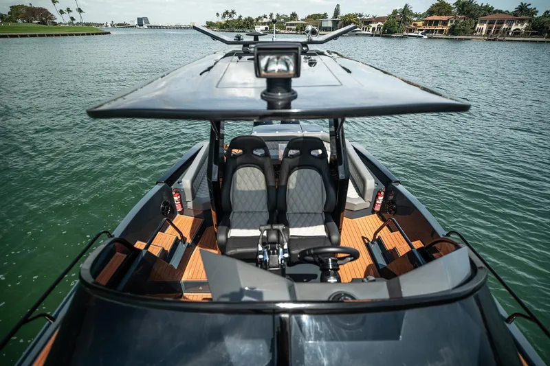  Yacht Photos Pics 2026 GRAND OCEAN 37 boat with sleek design on calm water.