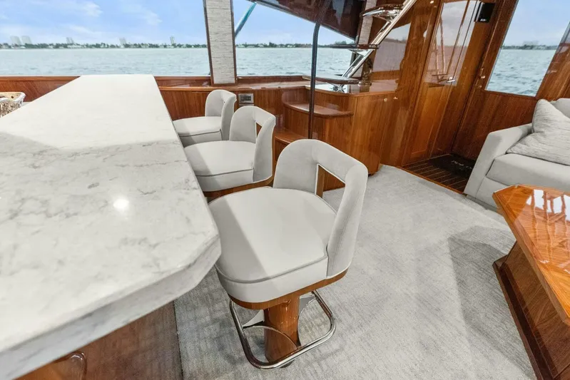 Pipe Dream Yacht Photos Pics 2022 Viking 68 Enclosed Bridge- PIPE DREAM- Galley