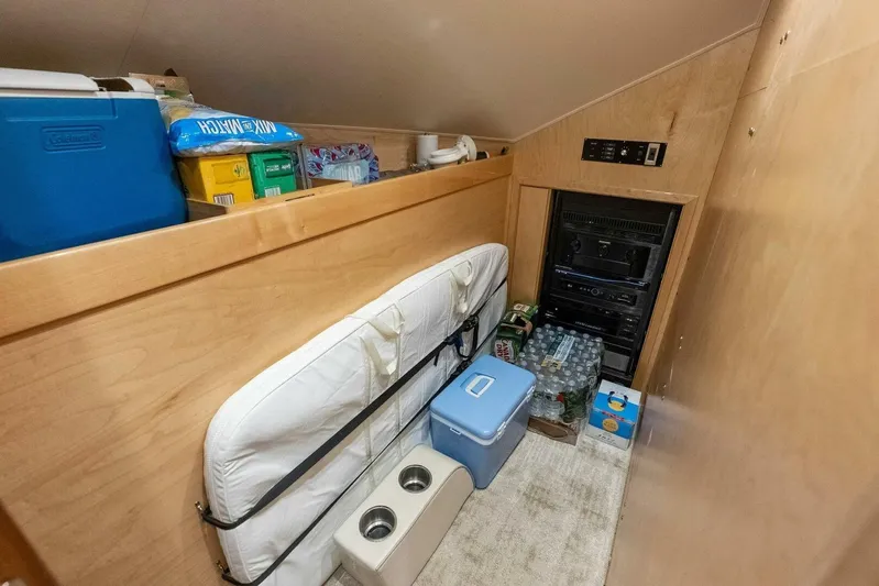 Pipe Dream Yacht Photos Pics 2022 Viking 68 Enclosed Bridge- PIPE DREAM- Storage