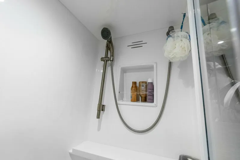 Pipe Dream Yacht Photos Pics 2022 Viking 68 Enclosed Bridge- PIPE DREAM- Master Head