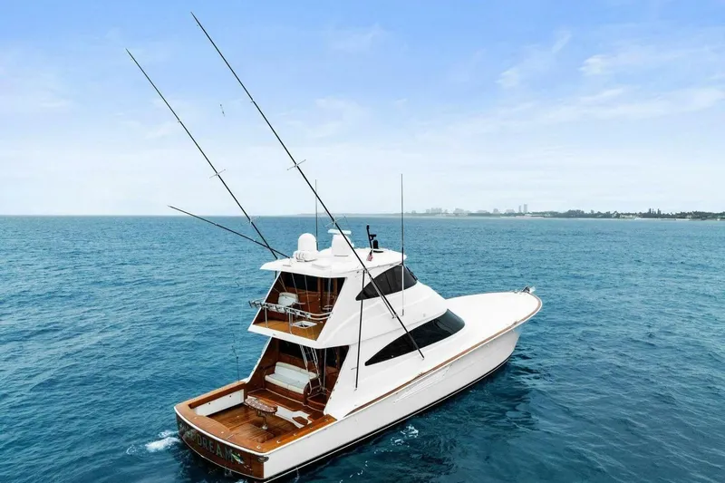 Pipe Dream Yacht Photos Pics 2022 Viking 68 Enclosed Bridge- PIPE DREAM- Transom