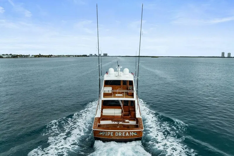 Pipe Dream Yacht Photos Pics 2022 Viking 68 Enclosed Bridge- PIPE DREAM- Transom