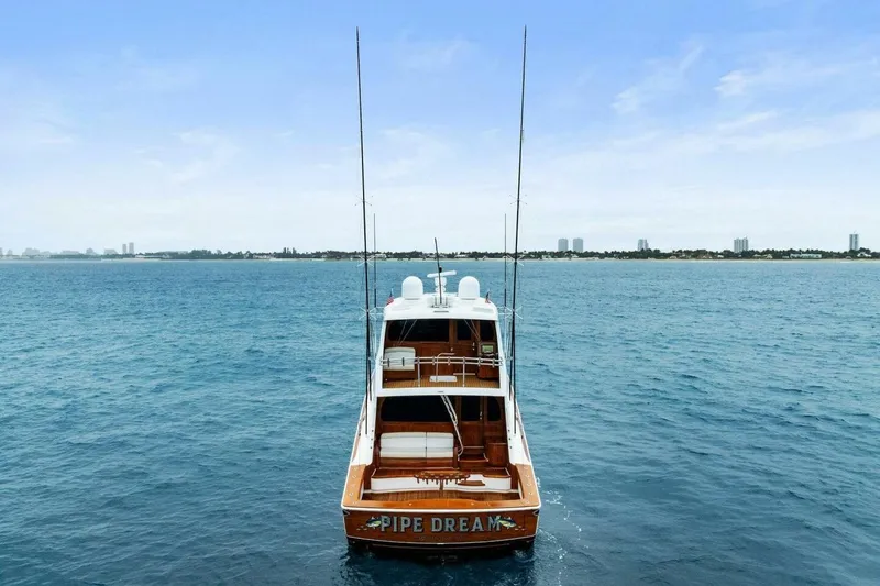 Pipe Dream Yacht Photos Pics 2022 Viking 68 Enclosed Bridge- PIPE DREAM- Transom