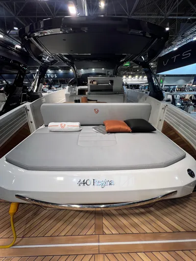  Yacht Photos Pics 2025 FIM 440 Regina luxury yacht with spacious deck and modern design.