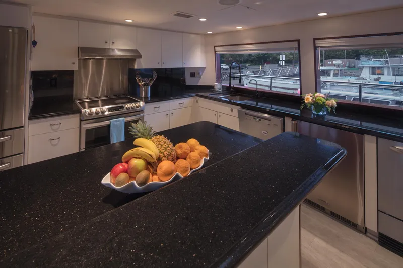 Blackwood Yacht Photos Pics Center Galley Bar Counter