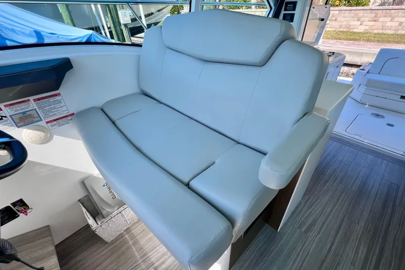  Yacht Photos Pics 2018 Cruisers Yachts 41 Cantius interior with plush seating and modern design.