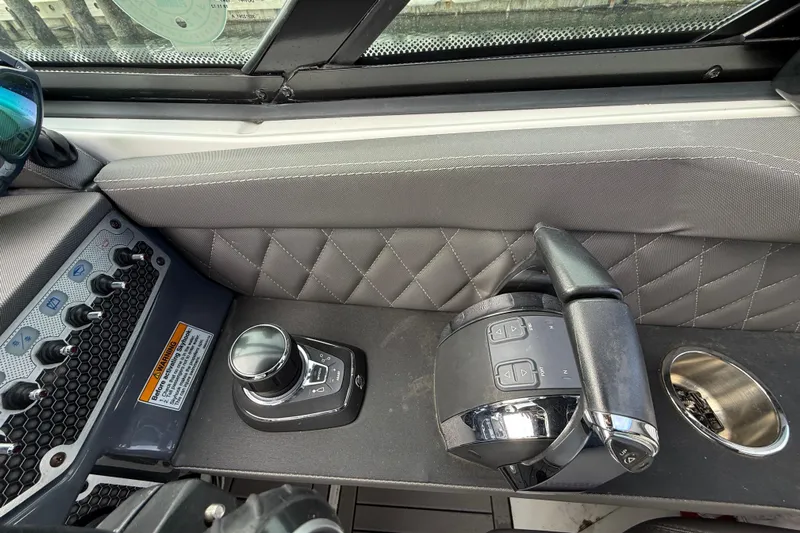 Parting Glass Yacht Photos Pics Joystick and throttles