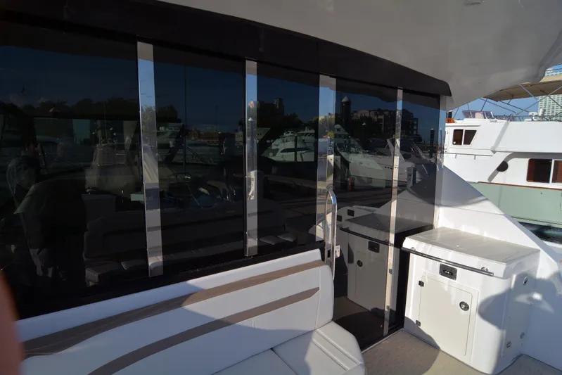  Yacht Photos Pics 2018 Regal 46 Sport Coupe yacht with sleek exterior and modern design.