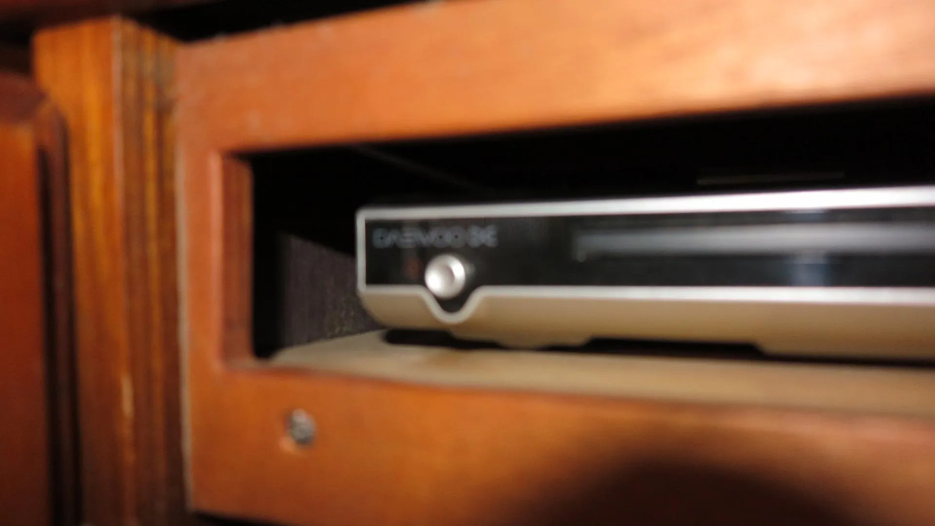 Close-up of a Garmin device in a 1986 Post Sportfisher boat.