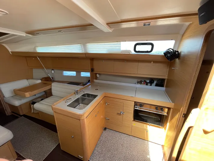 Serenity Yacht Photos Pics Galley