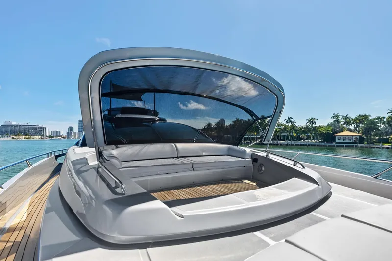 Dreaming Yacht Photos Pics Luxury Riva 76 PERSEO Super yacht, 2023 model, with sleek design and spacious deck.