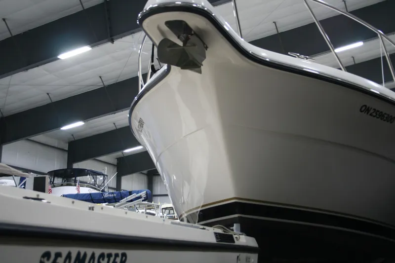  Yacht Photos Pics 2001 Tiara Yachts 4000 Express in indoor storage facility.