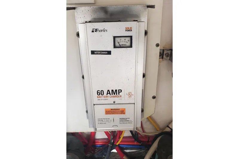 Cruse Yacht Photos Pics 60 Amp battery charger on 2006 Tiara Yachts 4200 Open.