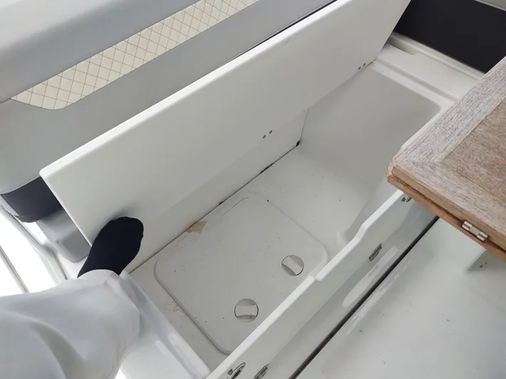 Kinsale Yacht Photos Pics Kinsale locker under fwd cockpit cushion