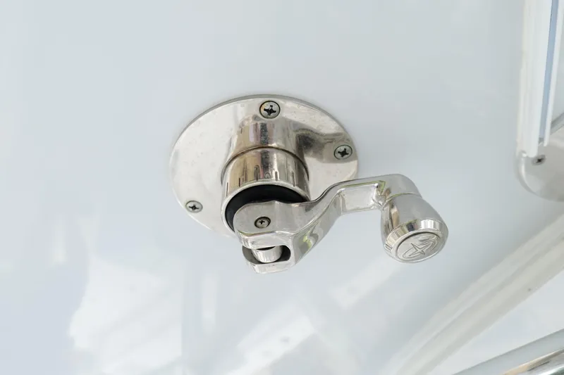  Yacht Photos Pics Chrome handle detail on 2024 Contender 35 ST boat.