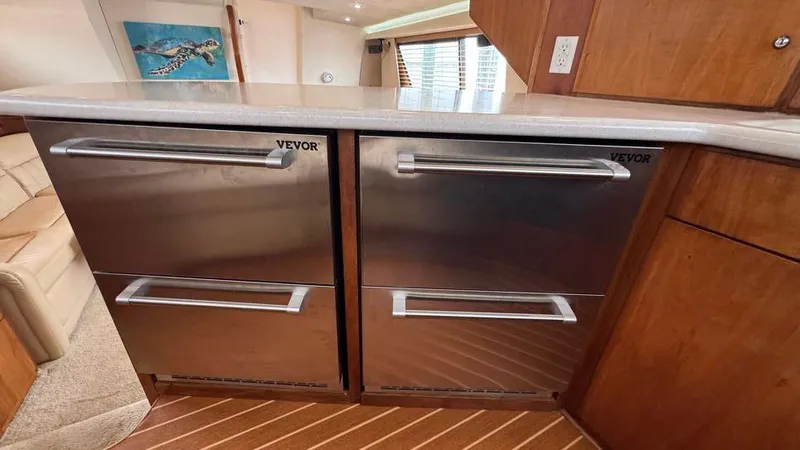 Nauti Boxer Yacht Photos Pics 29 2003 Silverton 453 Galley