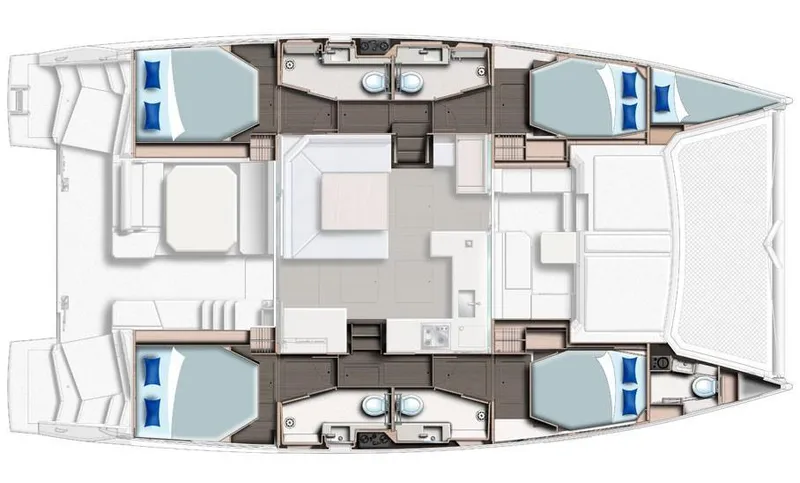 Tiana Yacht Photos Pics Leopard 45 Layout