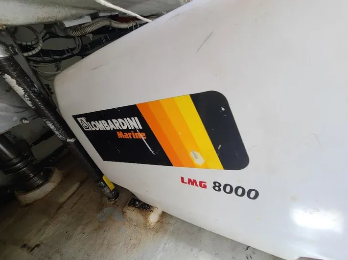Taita I Yacht Photos Pics Lombardini Marine LMG 8000 engine in a 2001 Comet 54 DH yacht.