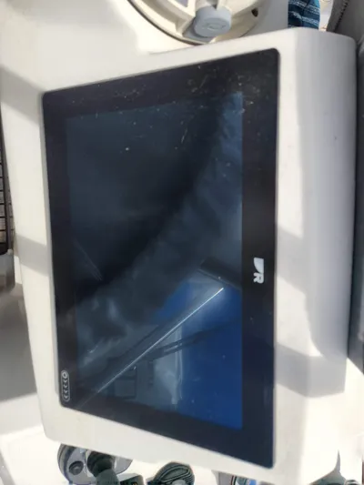 Jump Off Yacht Photos Pics Navigation display on 2011 Beneteau Sense 50 yacht.