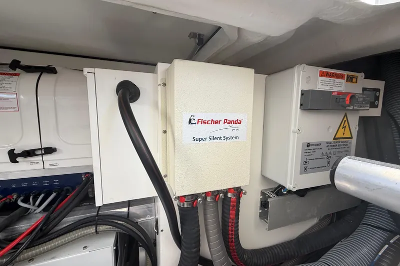  Yacht Photos Pics Electrical system of 2026 Jeanneau DB/37 OB with Fischer Panda Super Silent System.