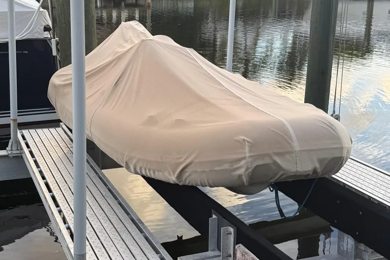  Yacht Photos Pics 11' Center Console RIB with Sun Protection Cover