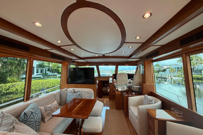  Yacht Photos Pics Looking Forward from Galley into Salon