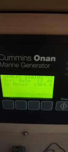 Bada Bing Yacht Photos Pics Cummins Onan marine generator display on a 2014 Lagoon 52 yacht.