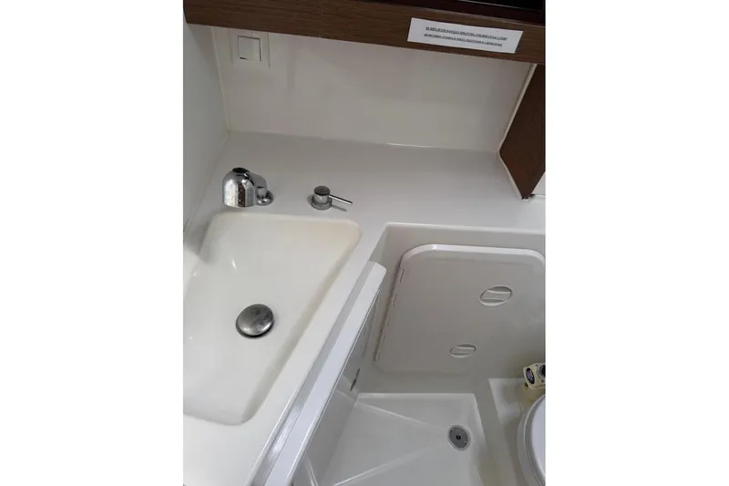  Yacht Photos Pics Bathroom sink and fixtures in 2018 Lagoon 42 catamaran.