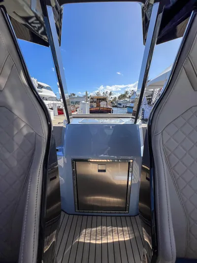 Say Carbon Yachts 42 Yacht Photos Pics 2023 SAY Carbon Yachts 42 interior with modern design and waterfront view.