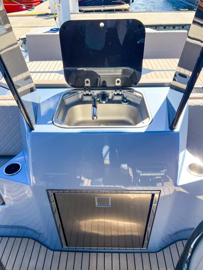 Say Carbon Yachts 42 Yacht Photos Pics 2023 SAY Carbon Yachts 42 onboard sink and storage area