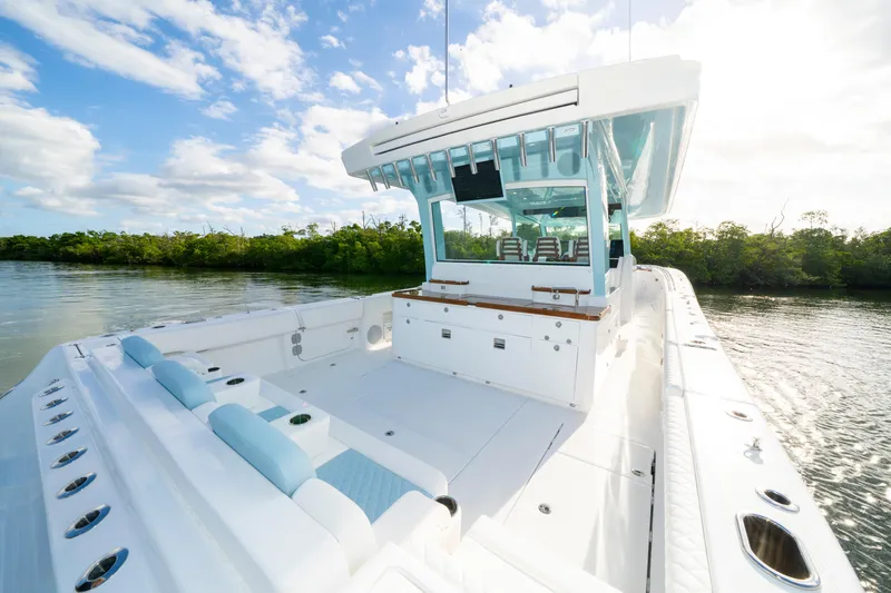  Yacht Photos Pics Luxurious 2026 HCB 56 Suenos GIX yacht with spacious deck and modern design.