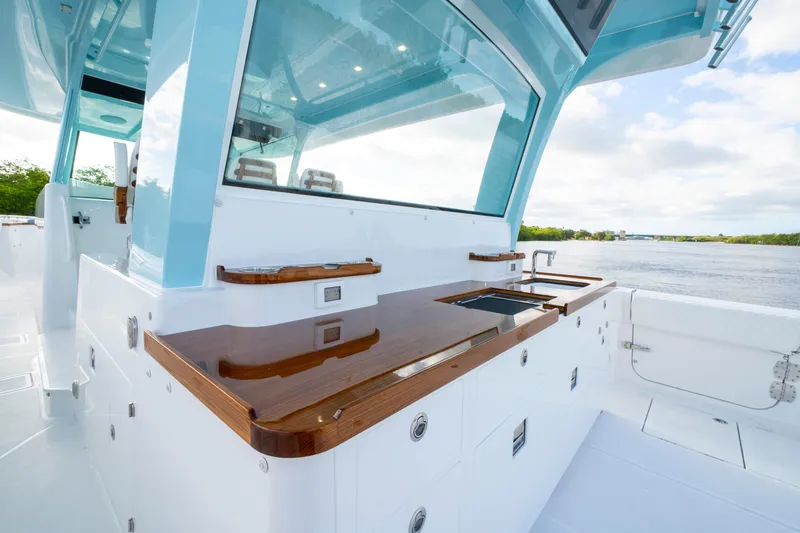  Yacht Photos Pics 2026 HCB 56 Suenos GIX yacht with sleek design and modern amenities on deck.