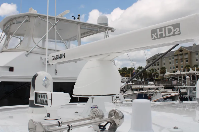 Hcb 53' Suenos Yacht Photos Pics 2024 HCB Suenos boat with Garmin xHD2 radar.