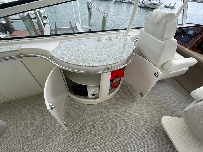 Rudee's Ruckus Yacht Photos Pics BRIDGE UNDERCOUNTER STORAGE