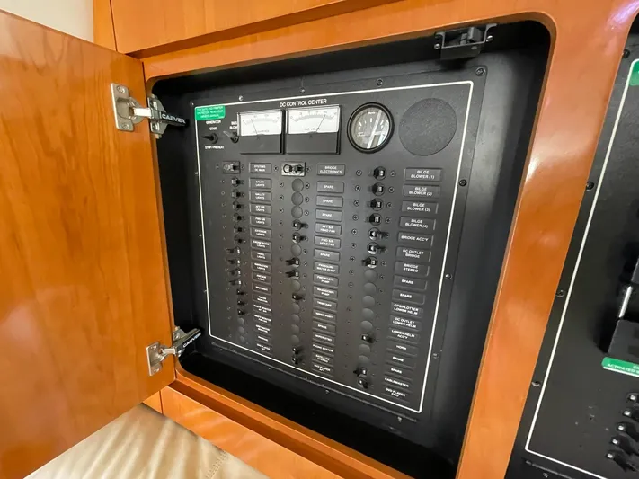 Rudee's Ruckus Yacht Photos Pics DC ELECTRICAL PANEL