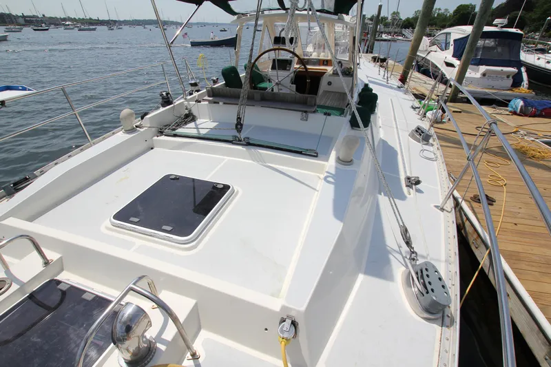 Mystic Chord Yacht Photos Pics Aft deck and cockpit from aft S