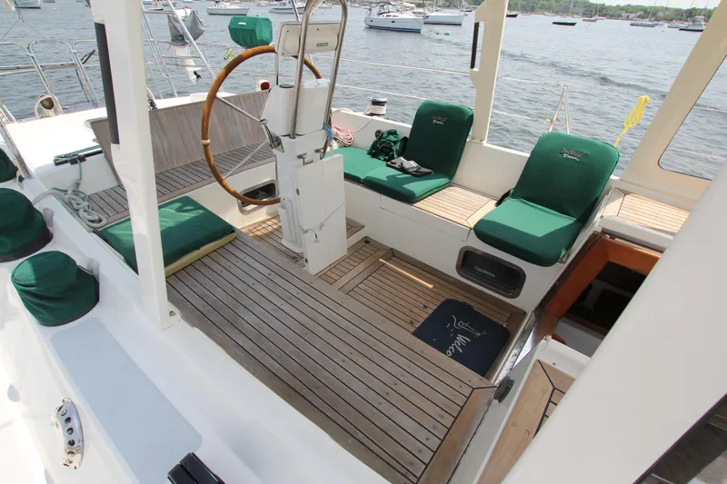 Mystic Chord Yacht Photos Pics Cockpit from forward S